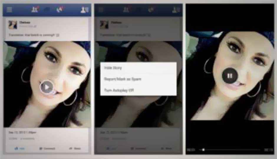 Facebook rolls out auto-play videos on mobile platforms