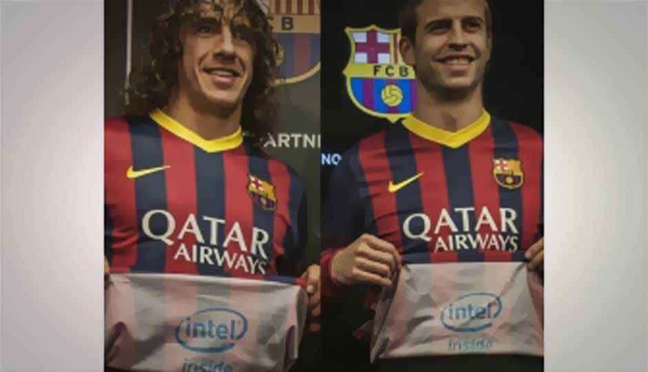 FC Barcelona now has Intel Inside its jersey, quite literally