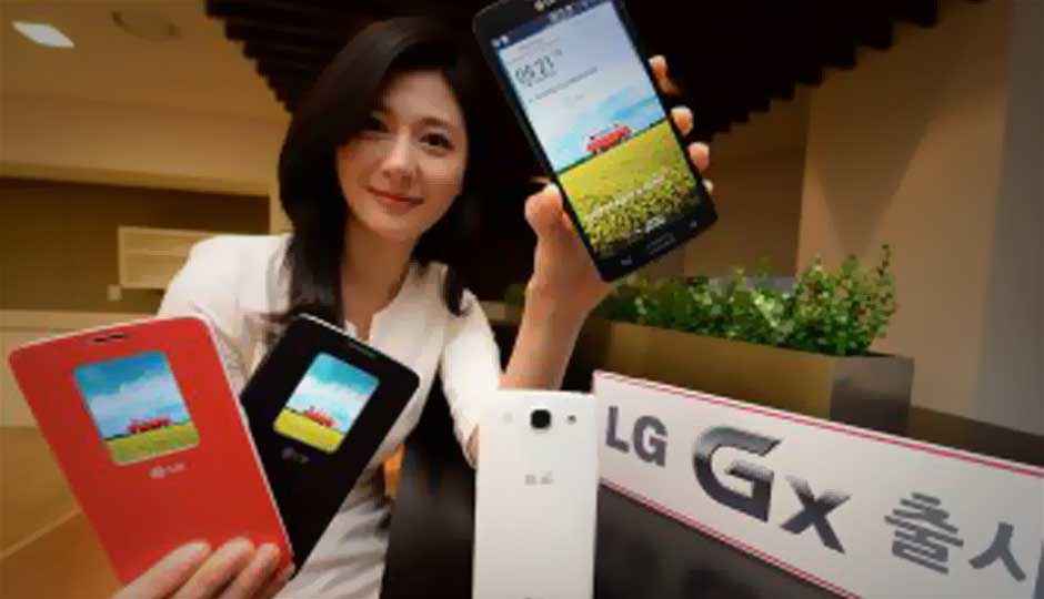 LG GX unveiled with 5.5-inch HD display, quad-core Qualcomm Snapdragon 600 chipset