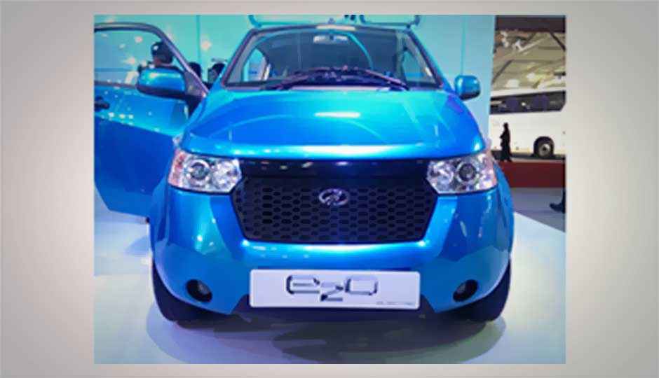 Mahindra E2O at Auto Expo 2014 Mahindra E2O at Auto Expo 2014