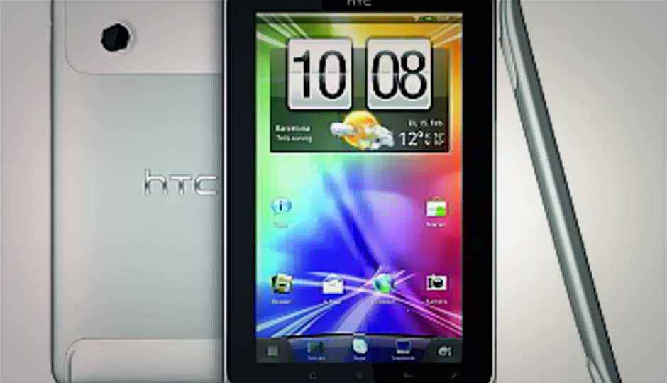 HTC Flyer Android 2.4 tablet now available online in India, for Rs. 37,499