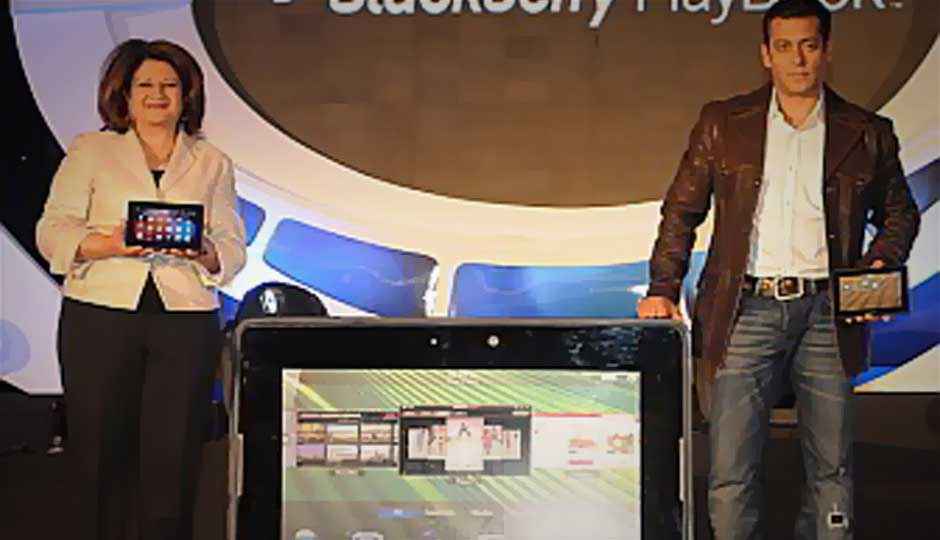 RIM launches Blackberry Playbook, selects Salman Khan to promote the product