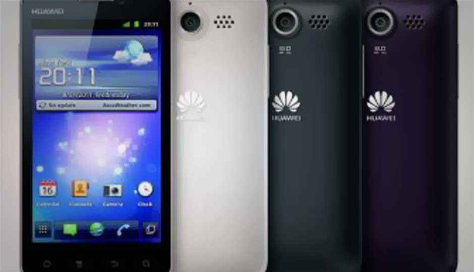 Huawei shows off its 4-inch Honor, Android 2.3.5 Gingerbread phone