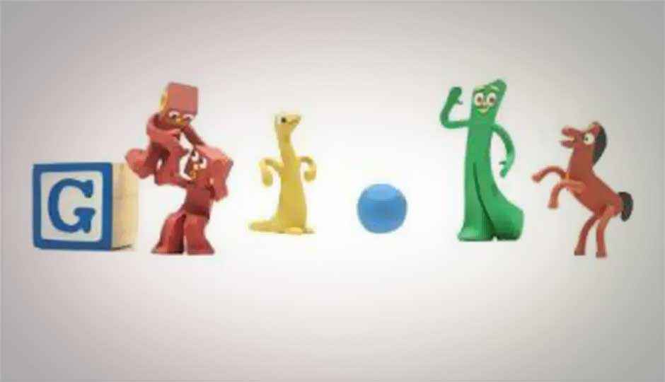 Google celebrates Art Clokey’s 90th birthday with a Gumby doodle