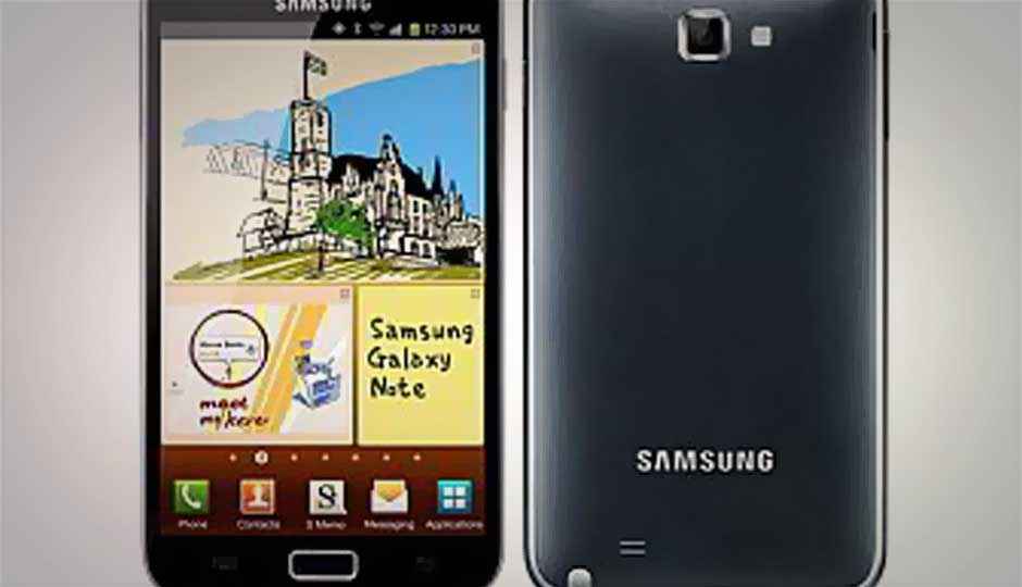 Samsung Galaxy Note to arrive in India by November