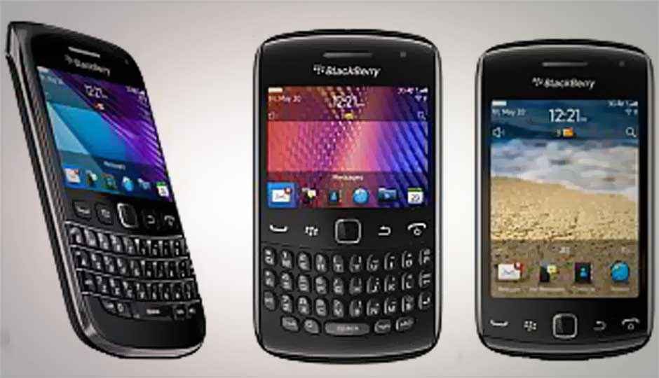 RIM launches 3 new Blackberry smartphones in India