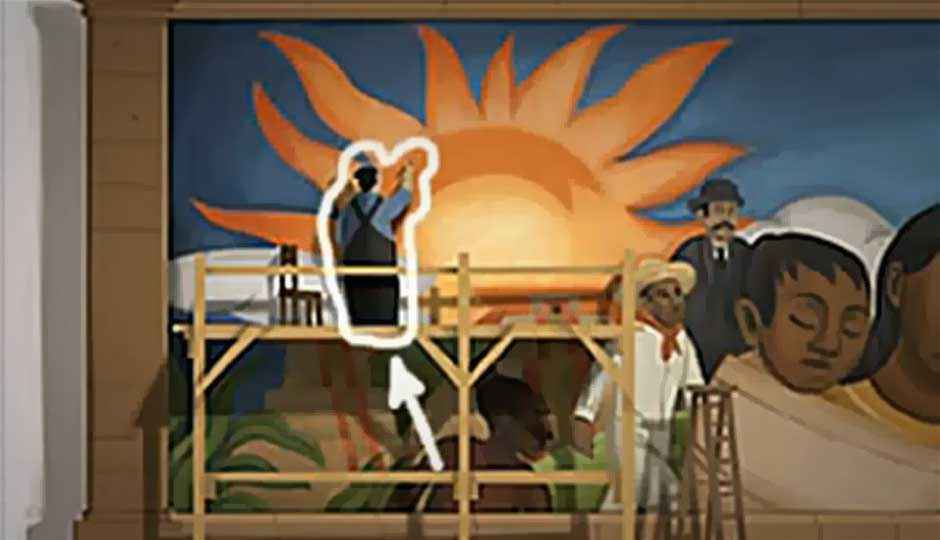 Google doodle celebrates 125th birthday of Diego Rivera