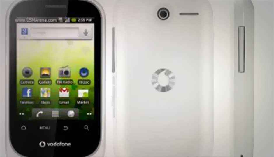 Vodafone Smart launched in India for Rs. 4,995