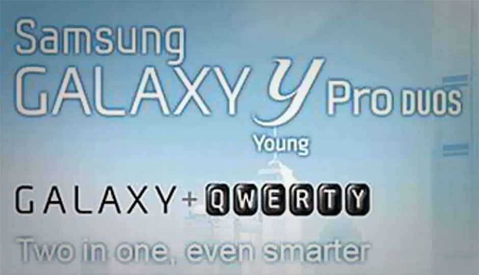 Samsung Galaxy Y Pro Duos rumoured, with dual-SIM