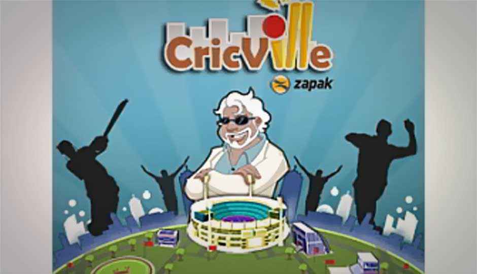 Zapak launches IPL-based social cricket game on Facebook – Cricville