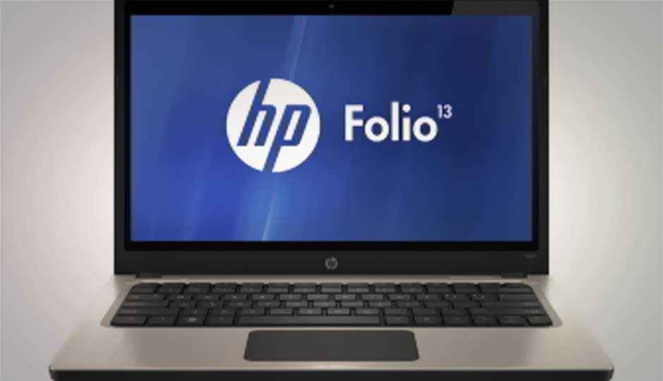 HP launches its first Ultrabook, the HP Folio 13 in India