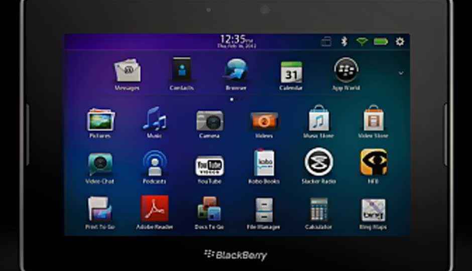Rim Releases Blackberry Playbook Os 2 0 Update