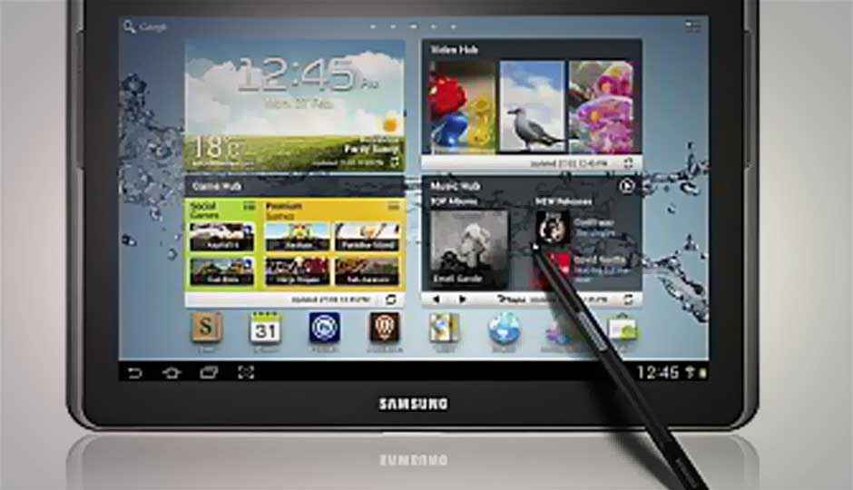 samsung galaxy note tablet with s pen