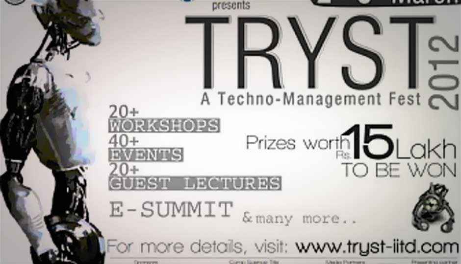 IIT Delhi’s Tryst 2012 fest kicks off on March 2nd