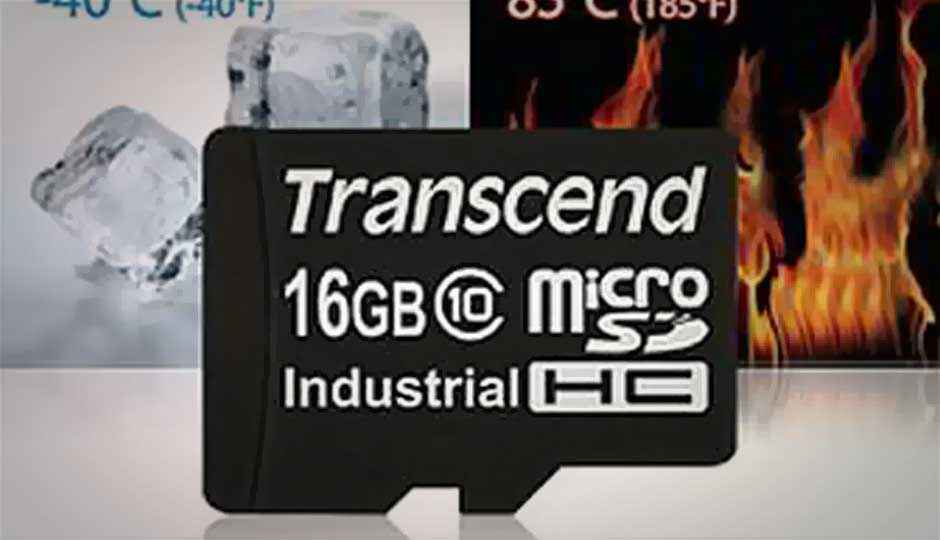 Transcend launches industrial-grade mciroSDHC cards in India, starting Rs. 270