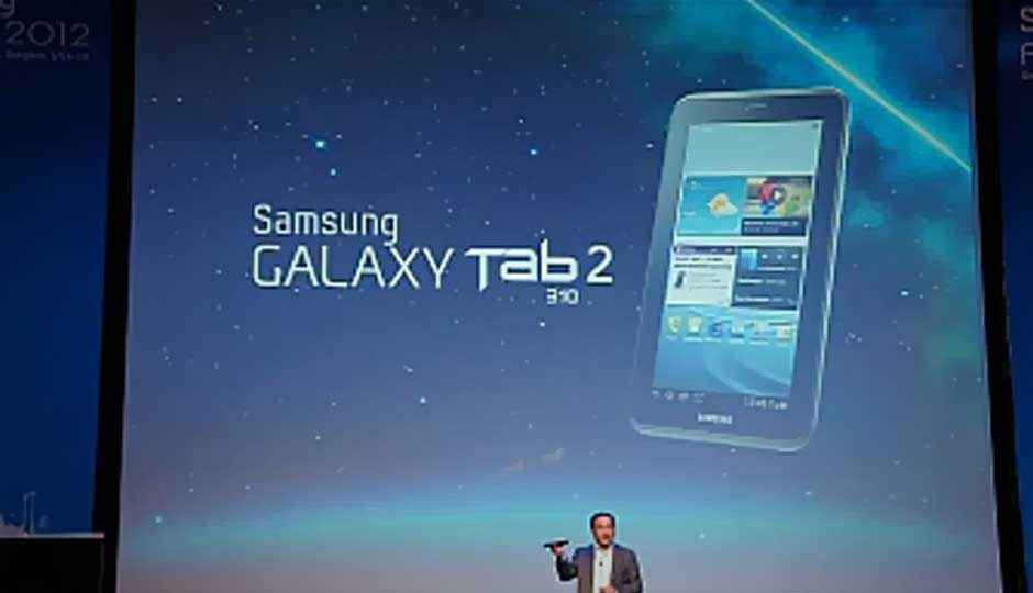 Samsung Forum 2012: Samsung unveils Android 4.0 ICS-based Galaxy Tab 2 310