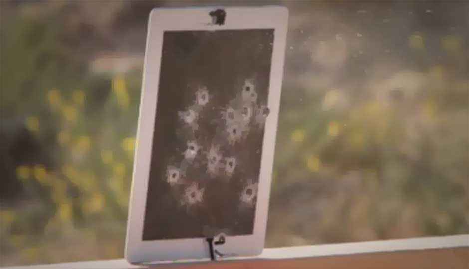 The New iPad gets durability tested with bullets