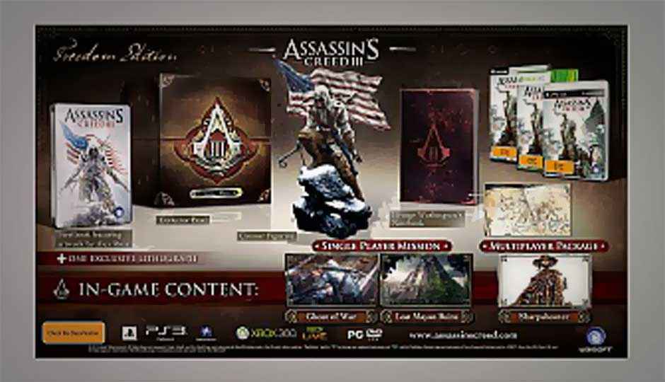 Assassin’s Creed III special edition revealed
