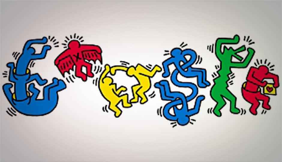 Google doodle celebrates 54th birthday of Keith Haring