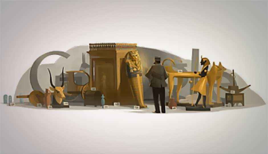 Google doodle honours Howard Carter, discoverer of Tomb of Tutankhamun