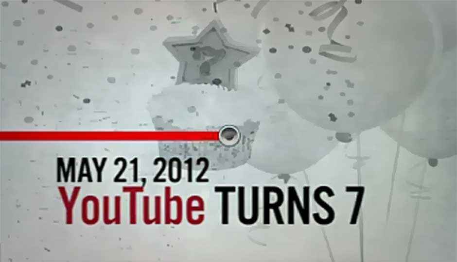 YouTube turns seven; gets 72 hours of video upload per minute