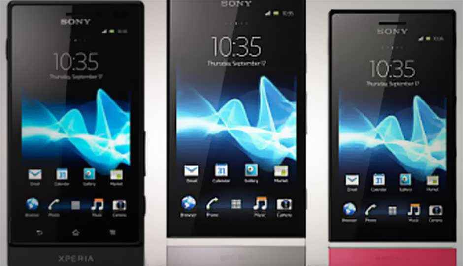 Sony launches Xperia P, Sola and U in India; says no more feature phones