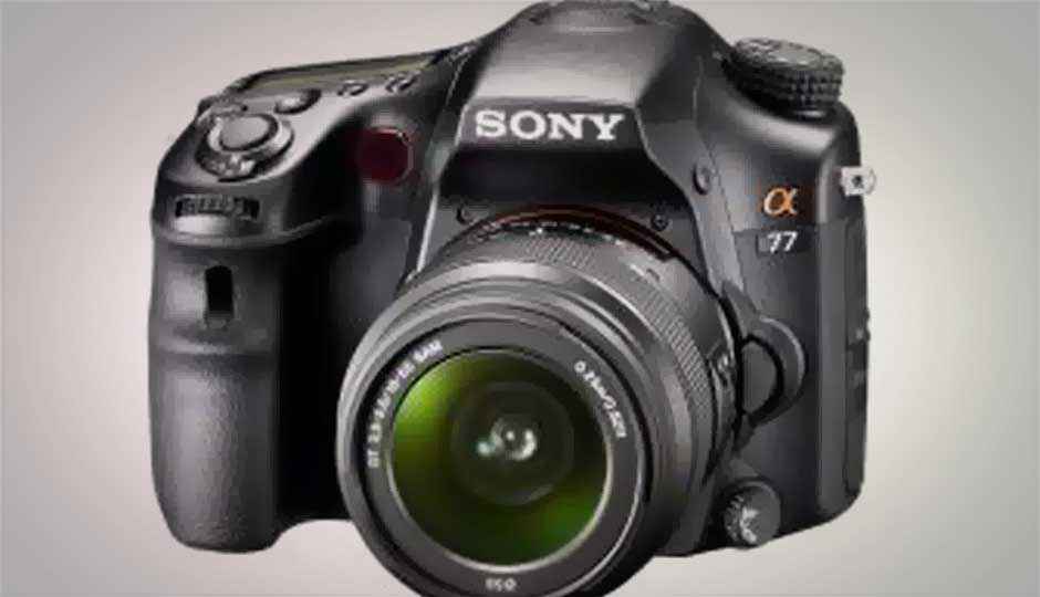 Sony launches big-boy Alpha 77 DSLR in India, with 12 fps burst mode