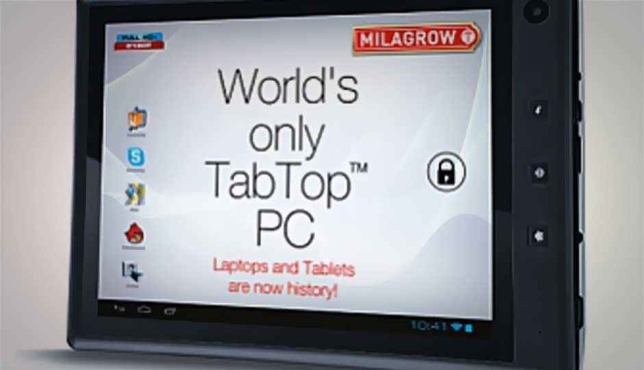 ICS-based Milagrow TabTop 7.4 launched at Rs. 10,990