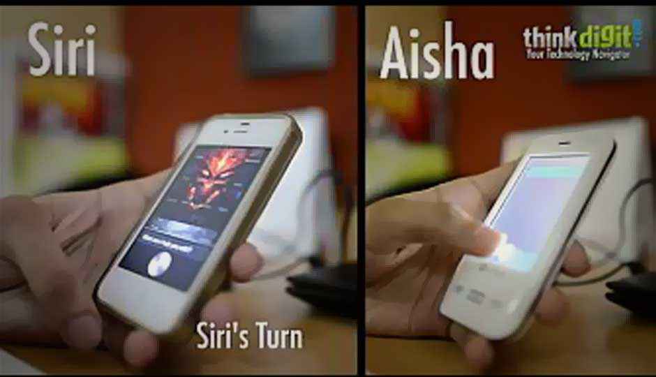 Video comparison: Apple Siri vs Micromax Aisha (not suitable for Apple fanboys)