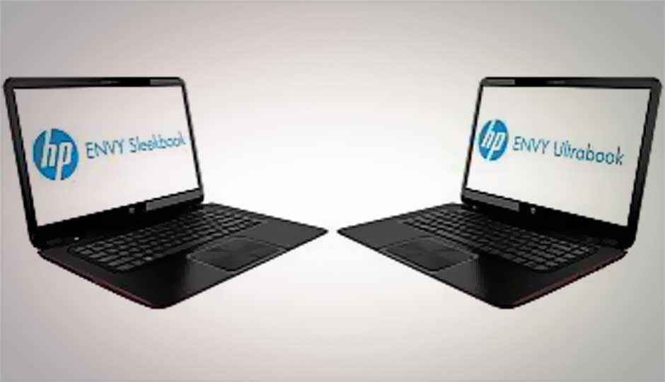 HP launches Envy Sleekbooks and Ultrabooks in India, starting Rs. 41,990
