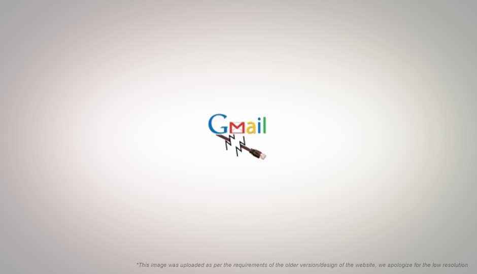 Another Gmail outage: First timed out, then unable to access contacts