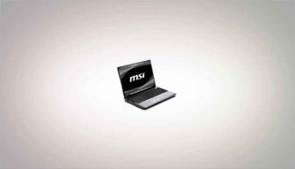 MSI shows off GE603 gaming-multimedia laptop with Nvidia graphics