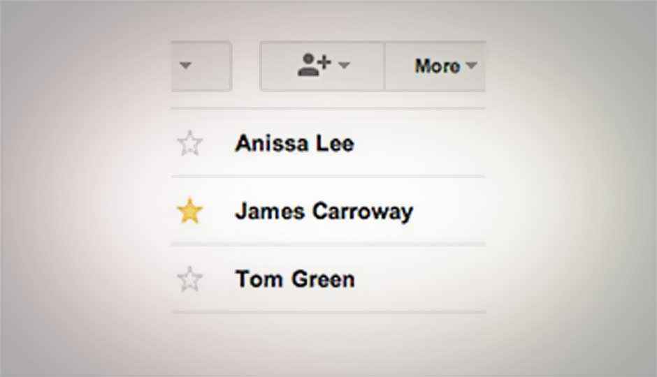 Google now lets you star and sync your contacts