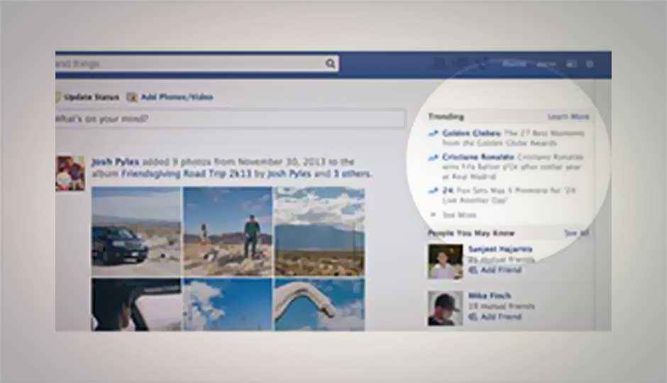 Facebook adds Twitter-like ‘trending topics’ feature