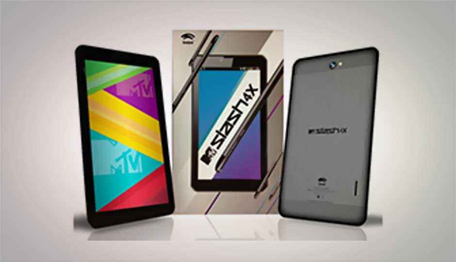 Swipe MTV Slash 4X, 7-inch dual-SIM quad-core tablet launched at Rs. 9,999