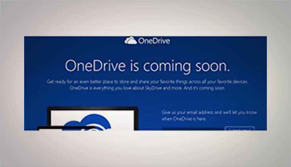 Microsoft rebrands SkyDrive as OneDrive