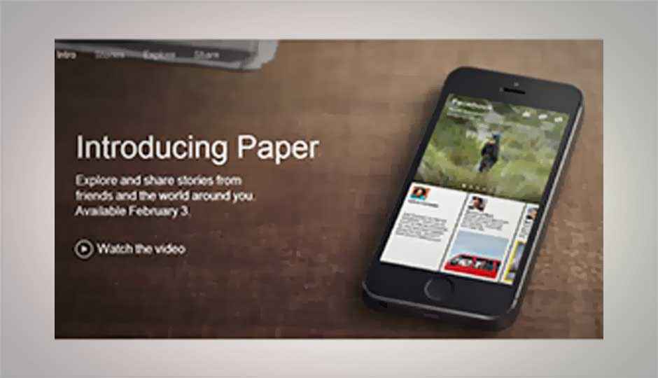 Facebook unveils ‘Paper’, a Flipboard-like social news reader and aggregator app