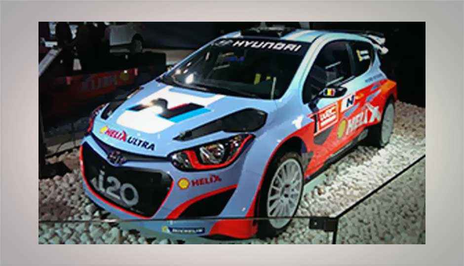 Hyundai i20 WRC: Car Tech at Auto Expo 2014