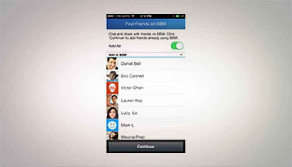 BBM for Android and iOS gets Find Friends feature