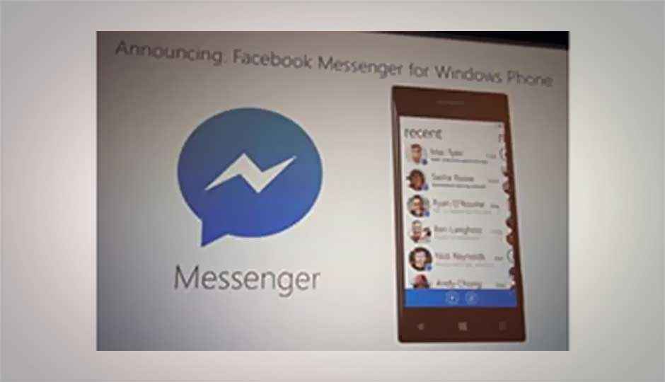 Facebook Messenger coming soon for Windows Phone