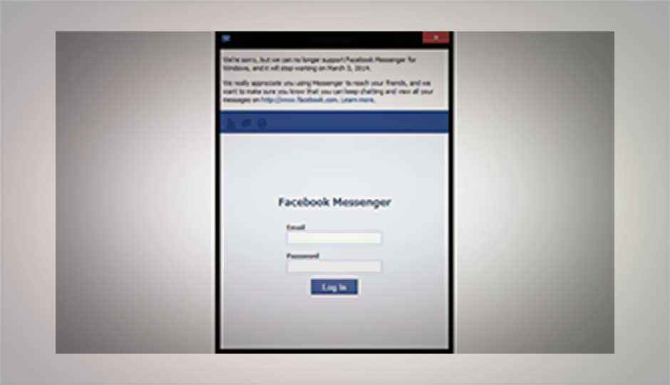 Facebook to shut down Messenger app for Windows