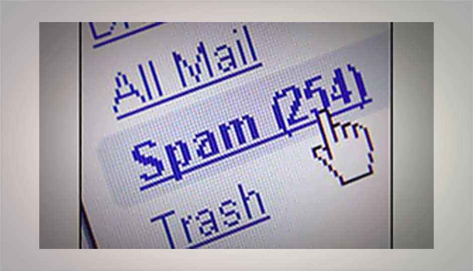 India responsible for 3.4 percent of worldwide spam distribution