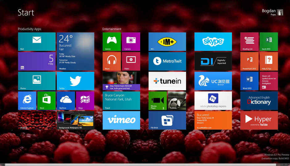 Microsoft unveils new features of Windows 8.1 Update 1