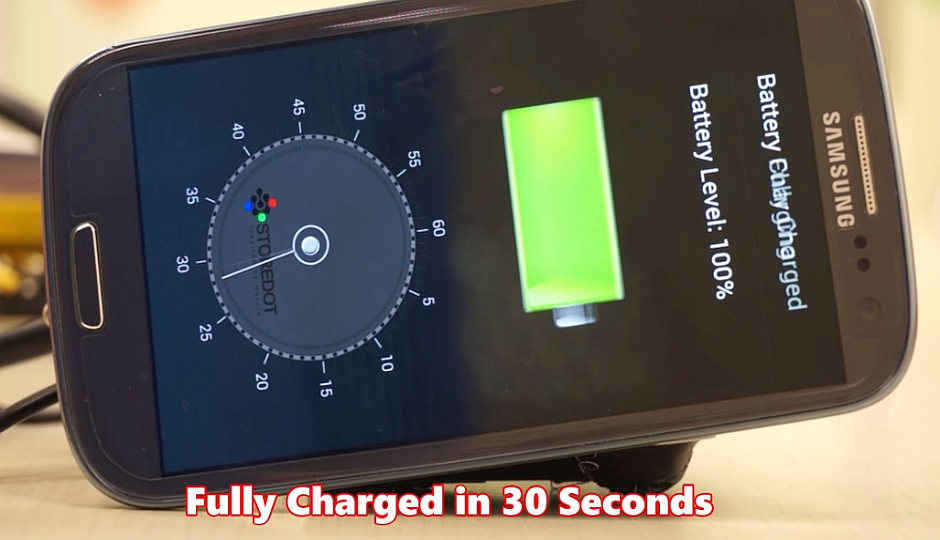 StoreDot claims to charge your smartphone battery in 30 seconds