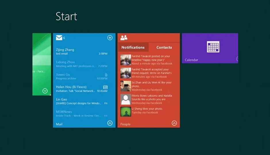 Microsoft to make Windows Live Tiles more interactive: Reports