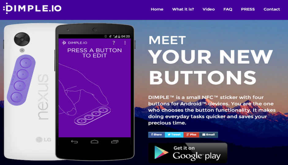 Dimple will let you add 4 physical buttons to your Android device