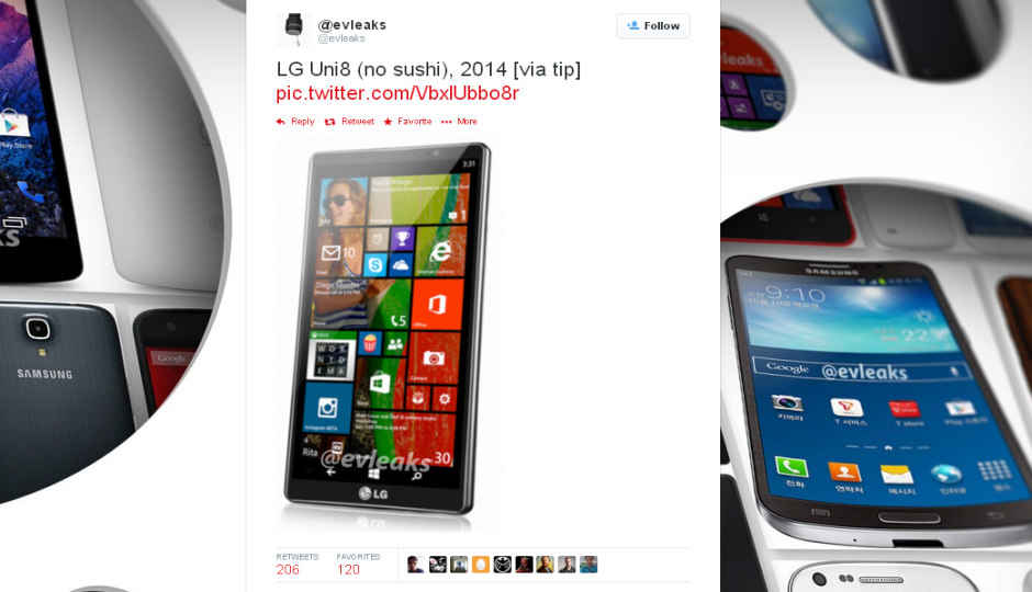LG to make “Uni8”, its first Windows Phone based smartphone since 2010