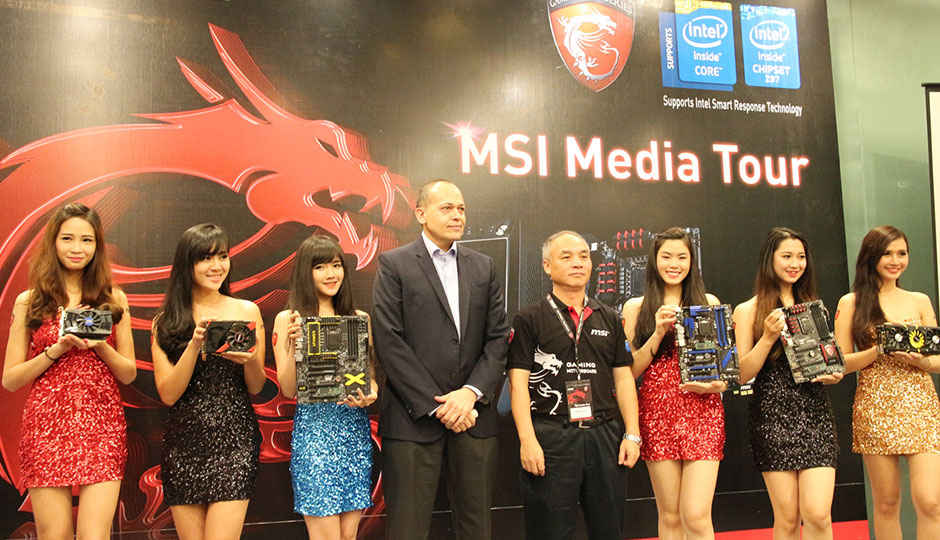 MSI showcases their latest Z97 motherboards and the Nightblade barebones PC
