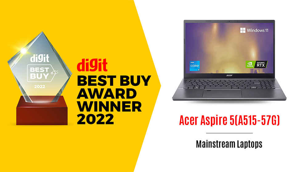 Digit Best Buy Award 2022 Winner: Acer Aspire 5 (A515-57G)