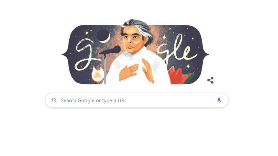 जाने माने शायर Kaifi Azmi के 101वें जन्म दिवस पर Google ने तैयार किया ये डूडल